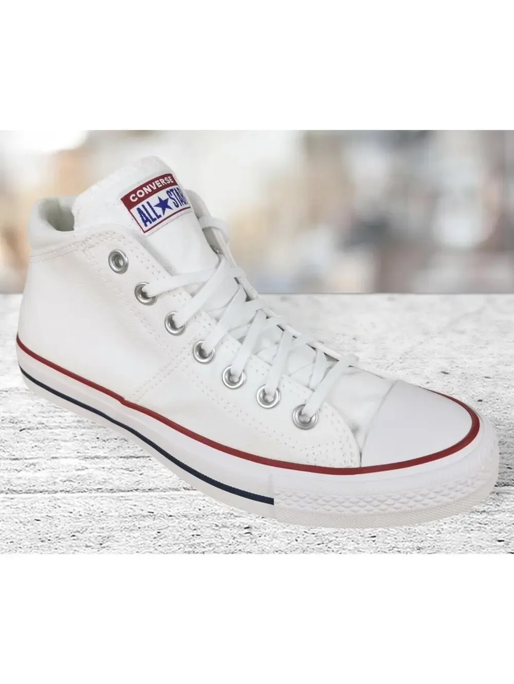 Converse All Star CTAS Madison Mid White Womens Athletic Sneaker Size 7 New